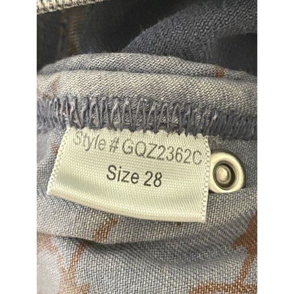 BCBGirls Gray Blue Rock and Roll Bootcut Jeans Women's Size 28 Distressed Studs - Picture 9 of 9